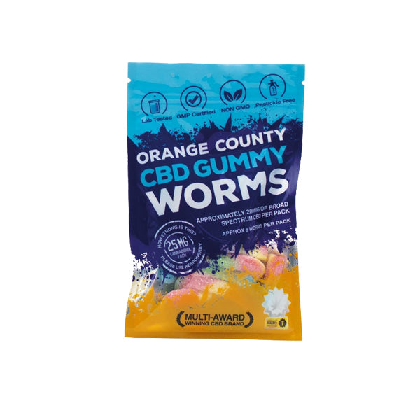 Orange County CBD 200mg Gummy Worms - Grab Bag CBD Products Orange County 