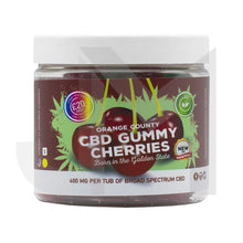 Load image into Gallery viewer, Orange County CBD 400mg Gummies - Small Pack CBD Products Orange County Gummy Cherries 
