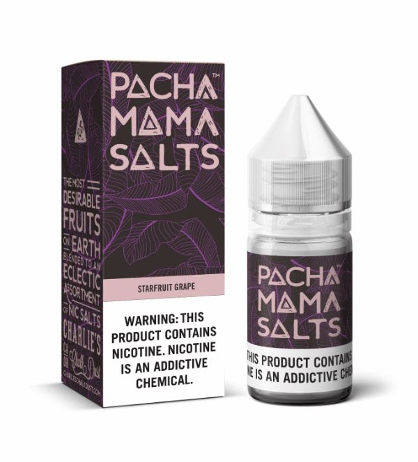 Pacha Mama 10ml Nic Salt E-Liquid Pods Pacha Mama Starfruit Grape 10mg 