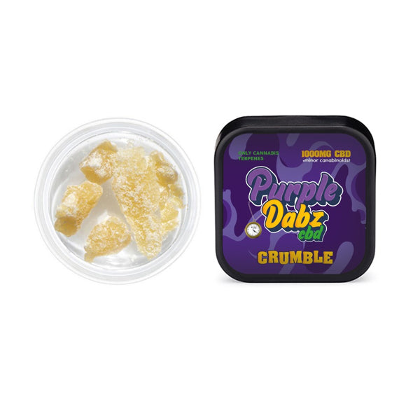 Purple Dabz by Purple Dank 1000mg CBD Crumble - Original (BUY 1 GET 1 FREE) CBD Products Purple Dank 0.5g 