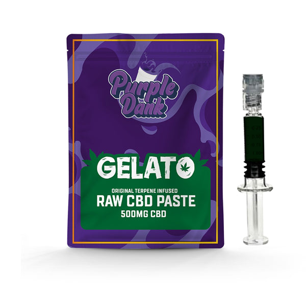 Purple Dank 1000mg CBD Raw Paste with Natural Terpenes - Gelato (BUY 1 GET 1 FREE) CBD Products Purple Dank 0.5g 