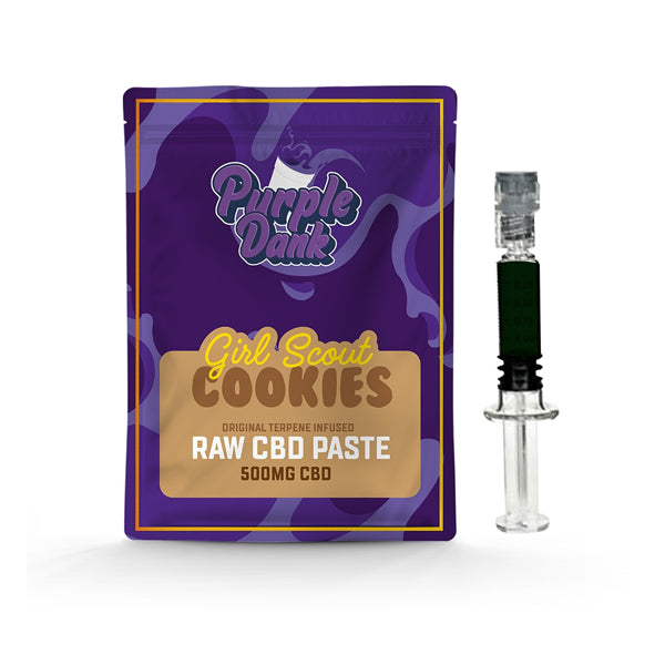 Purple Dank 1000mg CBD Raw Paste with Natural Terpenes - Girl Scout Cookies (BUY 1 GET 1 FREE) CBD Products Purple Dank 0.5g 