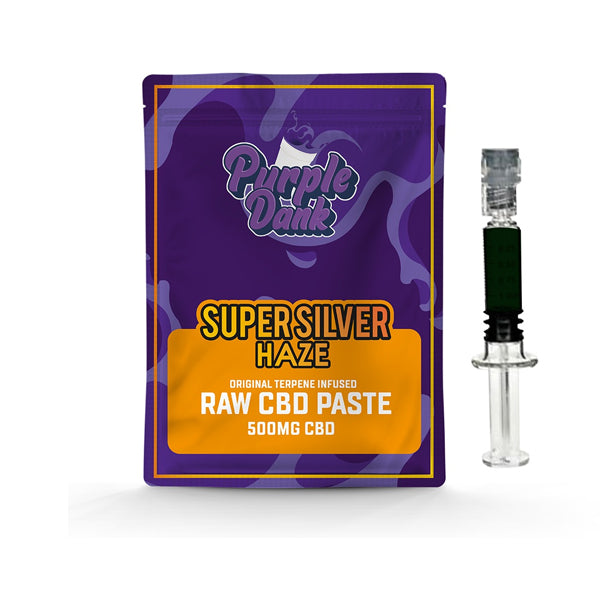 Purple Dank 1000mg CBD Raw Paste with Natural Terpenes - Super Silver Haze (BUY 1 GET 1 FREE) CBD Products Purple Dank 0.5g 