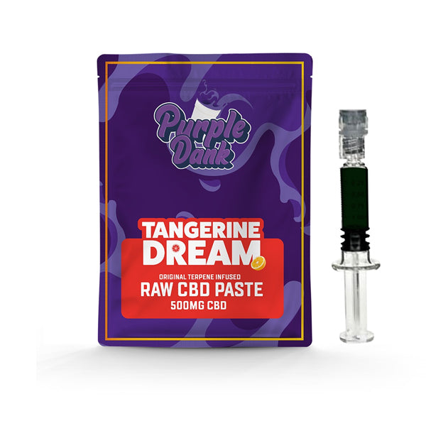 Purple Dank 1000mg CBD Raw Paste with Natural Terpenes - Tangerine Dream (BUY 1 GET 1 FREE) CBD Products Purple Dank 0.5g 