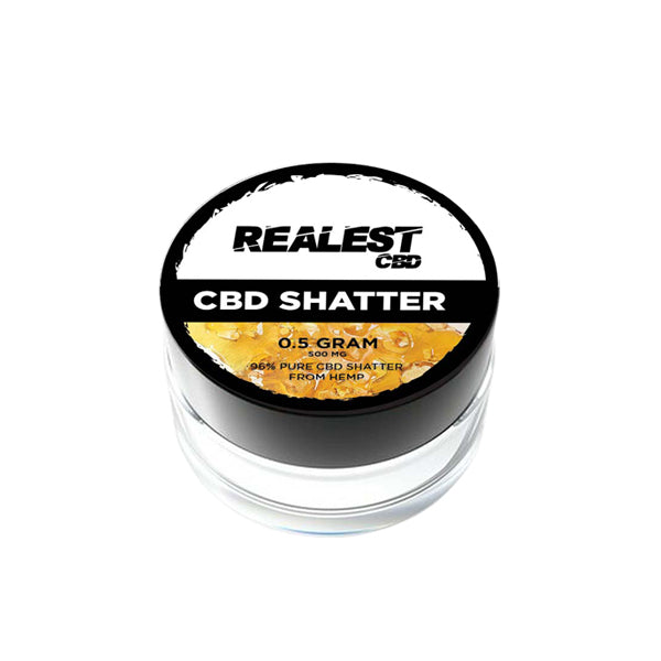 Realest CBD 500mg CBD Shatter (BUY 1 GET 1 FREE) CBD Products Realest CBD 