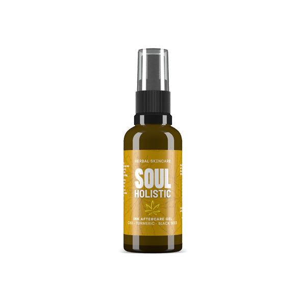 Soul Holistics 50mg CBD Ink Aftercare Gel CBD Products Green Apron 