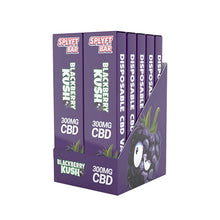 Load image into Gallery viewer, SPLYFT BAR 300mg Full Spectrum CBD Disposable Vape - 12 flavours Vape Kits SPLYFT 
