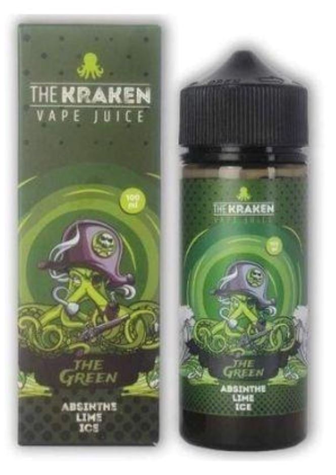 The Green Vape by Kraken 100ml E-Liquid The Kraken 