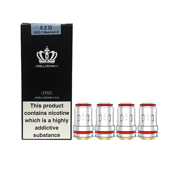 Uwell Crown V Replacement Mesh Coil Single / Dual / Triple Coils Uwell 0.23 ohms Single Mesh 