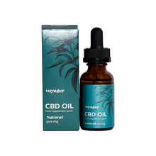 Load image into Gallery viewer, Voyager 500mg CBD Natural Oil - 30ml CBD Products Voyager 
