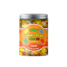 Load image into Gallery viewer, Why So CBD? 6000mg CBD Large Vegan Gummies - 11 Flavours CBD Products Why So CBD 
