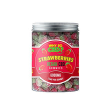 Load image into Gallery viewer, Why So CBD? 6000mg CBD Large Vegan Gummies - 11 Flavours CBD Products Why So CBD Strawberries 
