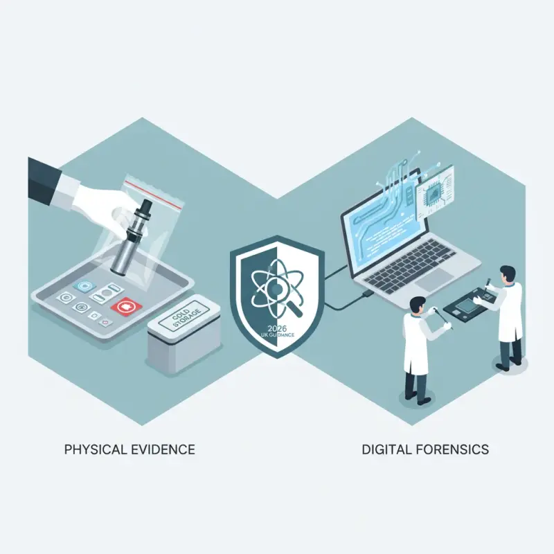 Updated 2026 UK guidance: How to collect, preserve and document e‑cigarette devices as forensic evidence