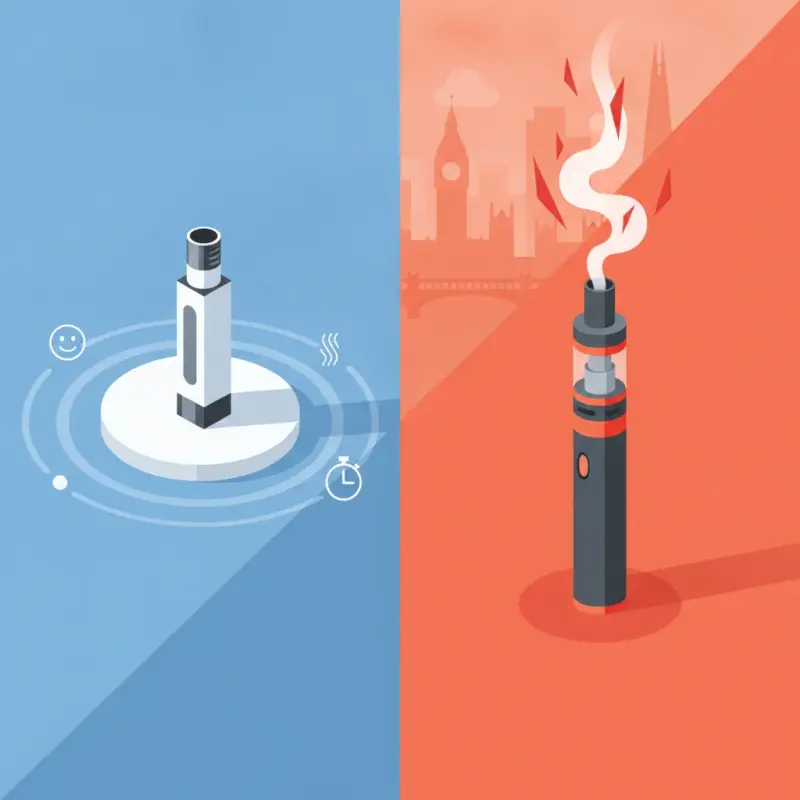 2026 UK Comparison: Nicotine Inhalator vs E‑cigarette — Which Manages Acute Cravings Better?