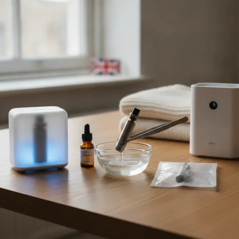 How to Safely Sanitise a Second‑Hand Rechargeable Vape for an Immunocompromised Person — UK 2026 Step‑by‑Step Guide
