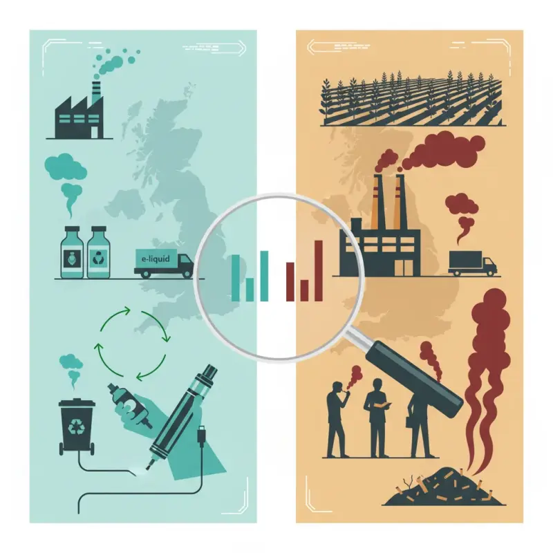 UK 2026: Lifecycle carbon‑footprint comparison — refillable e‑cigarettes vs tobacco cigarettes (analysis of GOV.UK disposable‑vapes impact assessment)
