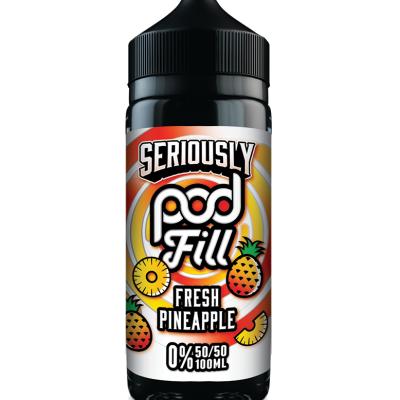 Doozy Vape - Seriously Pod Fill - 100ml [Fresh Pineapple]