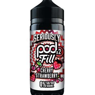 Doozy Vape - Seriously Pod Fill 2 - 100ml [Cherry Strawberry]