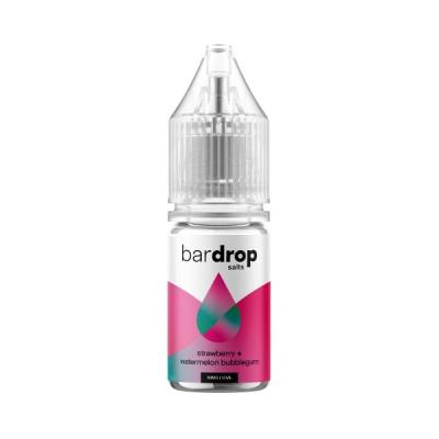 Bar Drop - Nic Salt - Strawberry + Watermelon Bubblegum