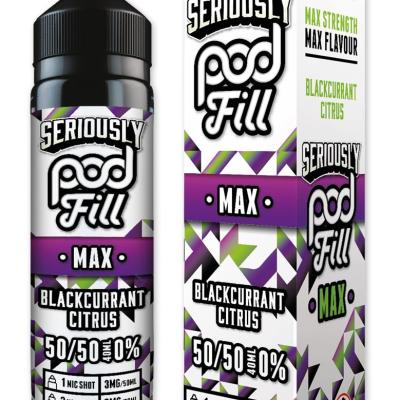 Doozy Vape - Seriously Pod Fill Max - 40ml - Blackcurrant Citrus