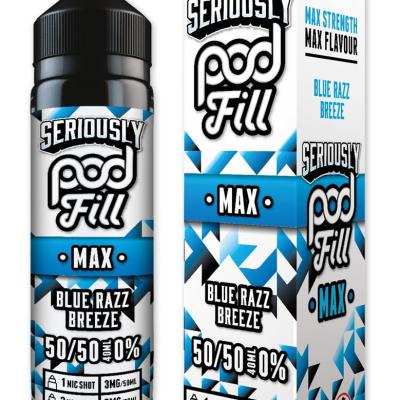 Doozy Vape - Seriously Pod Fill Max - 40ml - Blue Razz Breeze