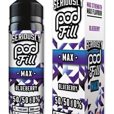 Doozy Vape - Seriously Pod Fill Max - 40ml - Blueberry