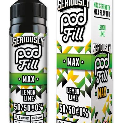 Doozy Vape - Seriously Pod Fill Max - 40ml - Lemon Lime