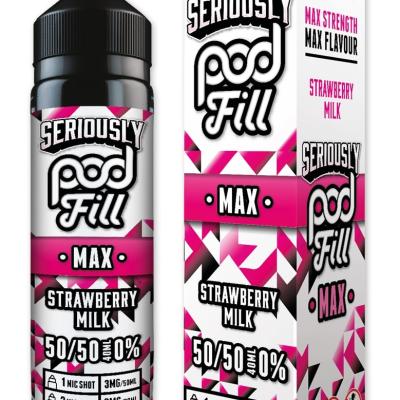 Doozy Vape - Seriously Pod Fill Max - 40ml - Strawberry Milk