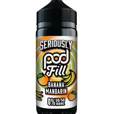 Doozy Vape - Seriously Pod Fill - 100ml [Banana Mandarin]
