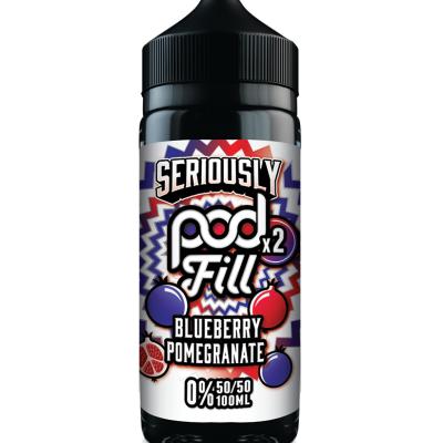 Doozy Vape - Seriously Pod Fill 2 - 100ml [Blueberry Pomegranate]