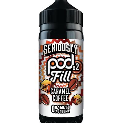 Doozy Vape - Seriously Pod Fill 2 - 100ml [Caramel Coffee]