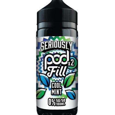 Doozy Vape - Seriously Pod Fill 2 - 100ml [Cool Mint]