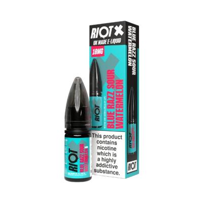 Riot - Nic Salt - X - Blue Razz Sour Watermelon